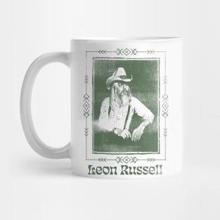 Leon Russell /// Vintage Aesthetic Fan Art Design Mug